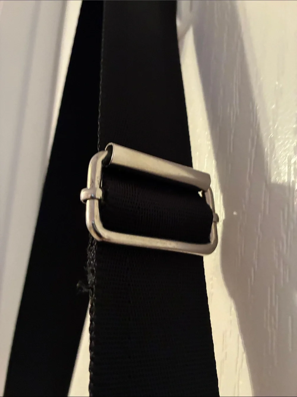 Vintage Ralph Lauren Polo‎ Messenger Bag Black Nylon Adjustable Strap Crossbody